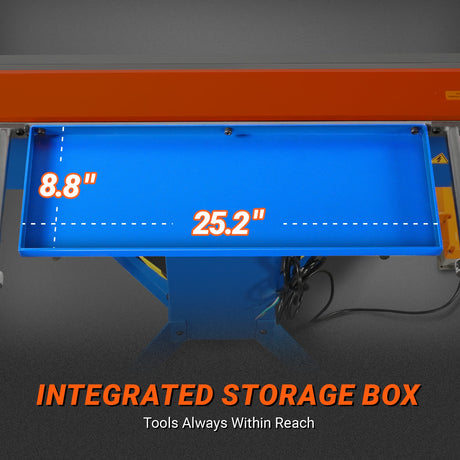 MechMaxx 48" Industrial Magnetic Pan & Box Brake, 16 Gauge Mild Steel