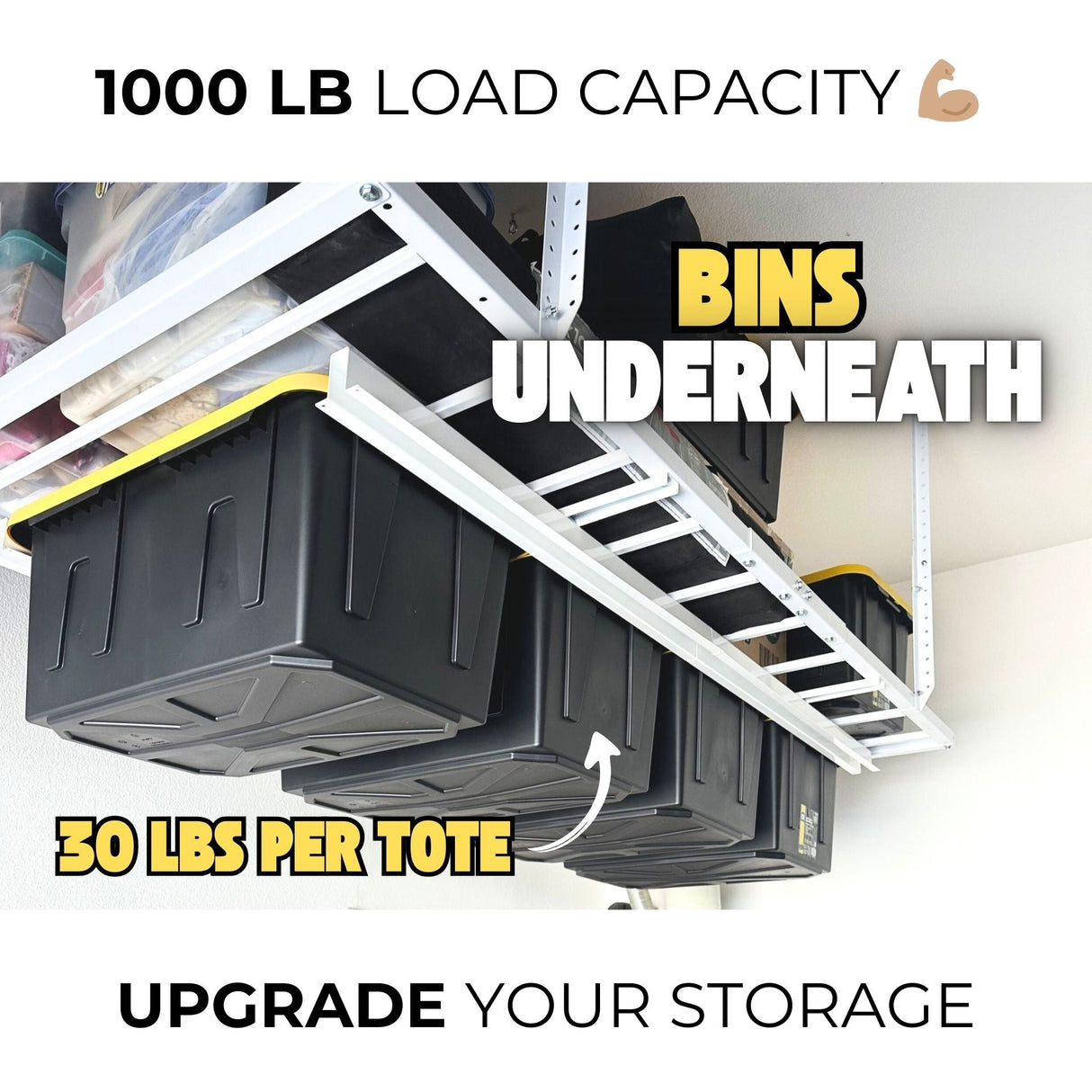 E-Z Garage Storage 4'X8' Heavy-Duty Pro Combo