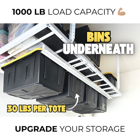 E-Z Garage Storage 4'X8' Heavy-Duty Pro Combo
