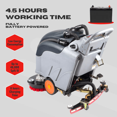 Sunmax RT50DW 28" Self-Propelled Dual-Brush Floor Scrubber