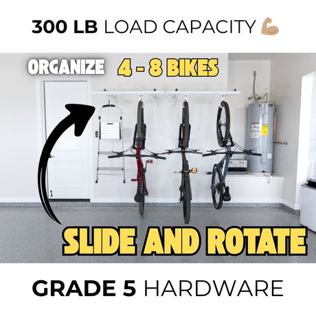 E-Z Garage Storage Bike Slide™ Pro