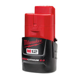 Milwaukee M12 REDLITHIUM CP 2.0Ah & XC 4.0Ah Battery and Charger Starter Kit