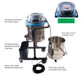 Sanitmax SM100 Heavy Duty Industrial Vacuum Cleaner, 26.4 Gal, 3 Motor HEPA, 212 CFM