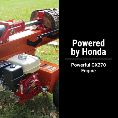 Brave 37-Ton Tow-Behind Log Splitter Honda GX270 Gas
