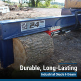 Iron & Oak SMH2419 24-Ton Log Splitter Skid Steer Attachment
