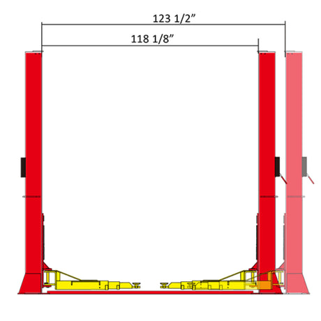 AMGO BP-12 Base Plate Two Post Lift 12,000 lb Car Hoist