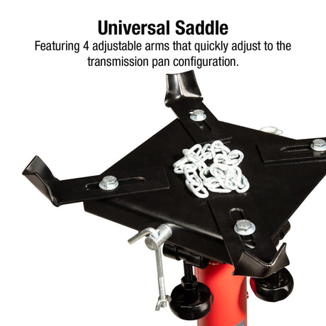 SUNEX 700 lb Heavy-Duty Pedestal Telescopic Transmission Jack
