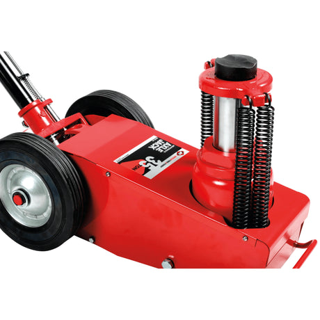 AFF 35-Ton Single-Stage Air/Hydraulic Axle Jack with Self-Retracting Return