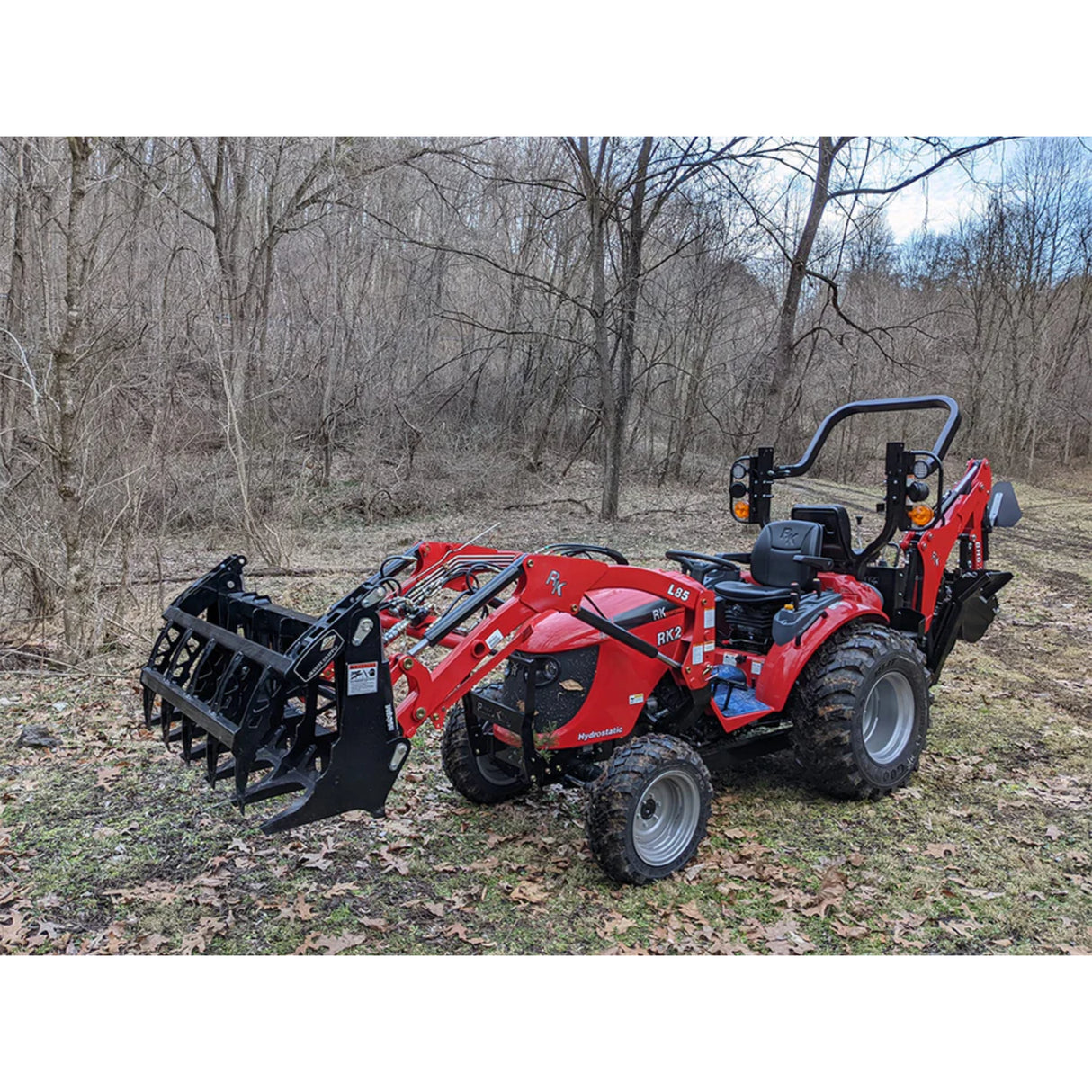 Top Dog Granite Grapple – Lightweight Tractor & Skid Steer Grapple for Brush, Logs & Roots