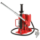 AFF 12-Ton Air-Assist Bottle Jack with Machine-Hardened Steel Saddle