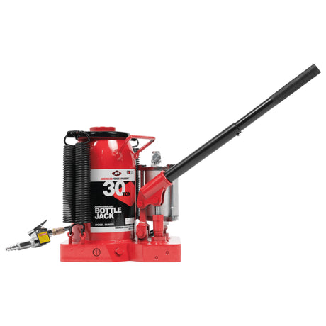 AFF 30-Ton Super-Duty Air-Assist Bottle Jack with Shielded Release Screw