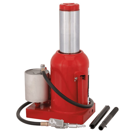 AFF 50-Ton Super-Duty Air Assist Bottle Jack with Shielded Release Screw