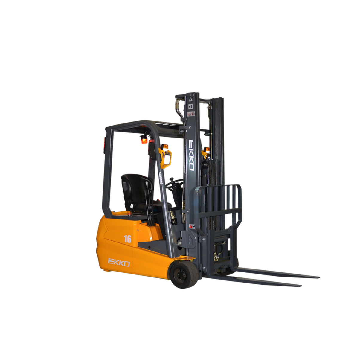 EKKO EK16A-177 3,500 lbs 177" Lift 3-Wheel Forklift