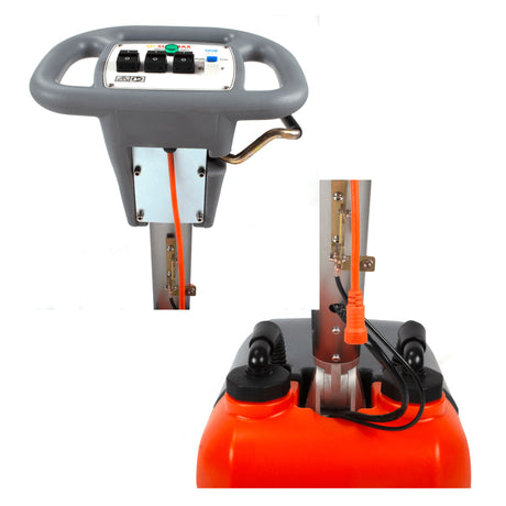 Sunmax RT15AC Corded Walk-Behind Floor Scrubber, 14" Cleaning Path