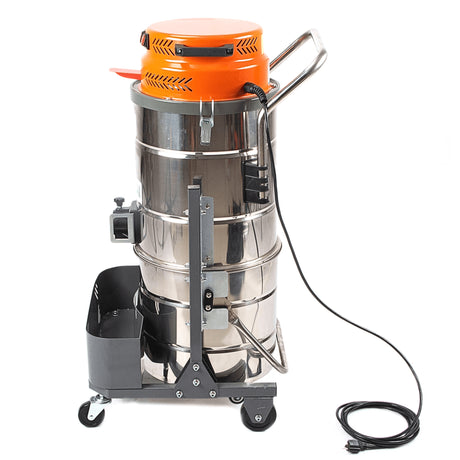 Sanitmax SM73 Industrial Wet-Dry Vacuum Cleaner, 3600W Triple Motor, 19-Gal Capacity, HEPA Filtration