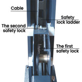 AMGO 407-P 7,000 lb 4-Post Parking Lift Standard Storage Model
