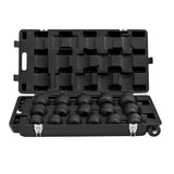 SUNEX 1" Drive SAE 6-Point Standard Impact Socket Set, 16-Piece