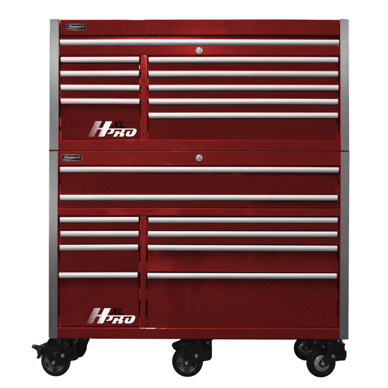 Homak | 60” Big Dawg HXL Pro Series Roller Cabinet with Stainless Steel Top