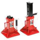 AFF 22-Ton Pin-Style Safety Stand with V-Shaped Saddle & Carrying Handle