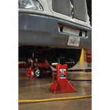 AFF 22-Ton Pin-Style Safety Stand with V-Shaped Saddle & Carrying Handle