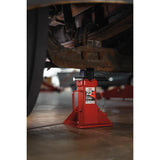 AFF 22-Ton Pin-Style Safety Stand with V-Shaped Saddle & Carrying Handle