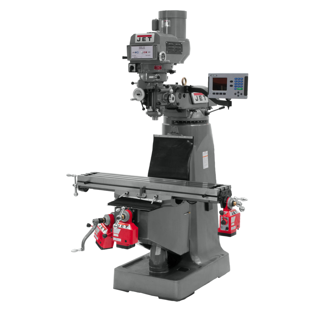 JET JTM-4VS Mill with ACU-RITE 203 DRO and X/Y/Z-Axis Powerfeeds