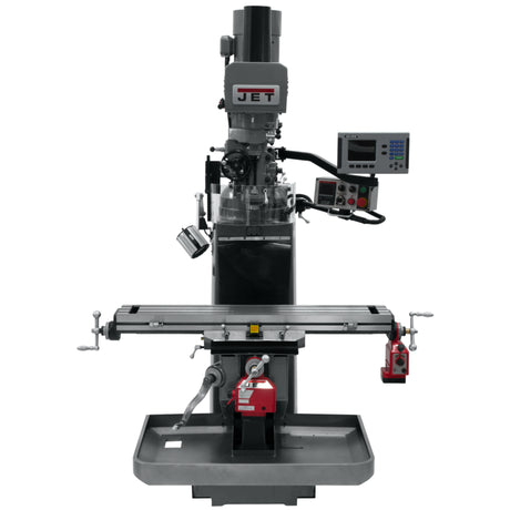 JET JTM-949EVS Mill with ACU-RITE 203 DRO, X/Y Powerfeeds, Air Drawbar