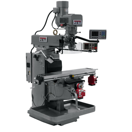 JET JTM-1050EVS2/230 Mill with ACU-RITE 203 DRO and X/Y Powerfeeds