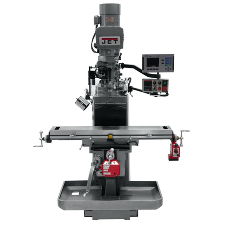 JET JTM-1050EVS2/230 Mill with ACU-RITE 203 DRO and X/Y Powerfeeds