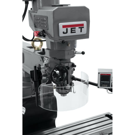 JET JTM-1050EVS2/230 Mill with ACU-RITE 203 DRO, X/Y Powerfeeds, Air Drawbar
