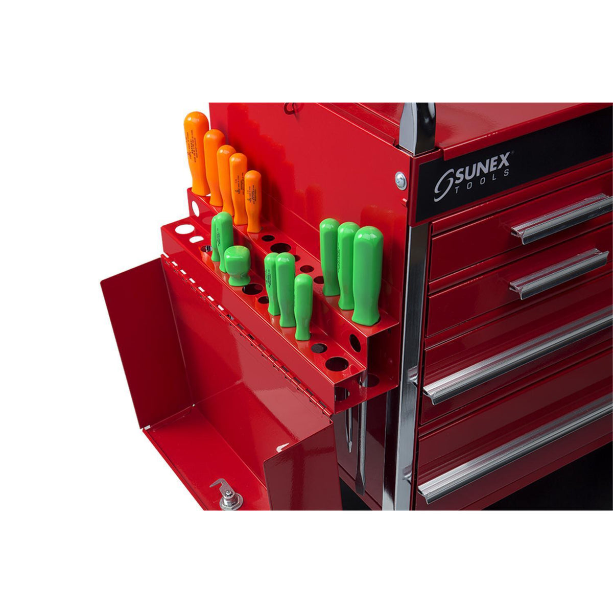 SUNEX Heavy Duty 5-Drawer Service Cart, 500 lb Capacity
