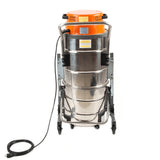 Sanitmax SM73 Industrial Wet-Dry Vacuum Cleaner, 3600W Triple Motor, 19-Gal Capacity, HEPA Filtration