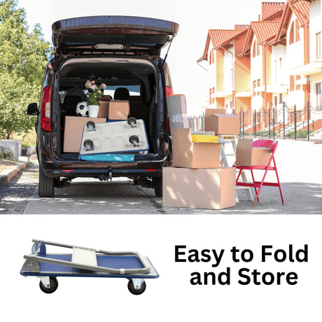 Sunmax PH150/PH300 Platform Hand Truck, 330-660 lbs Capacity