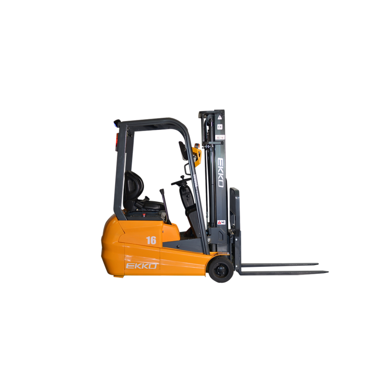 EKKO EK16A-138 3,500 lbs 138" Lift 3-Wheel Forklift