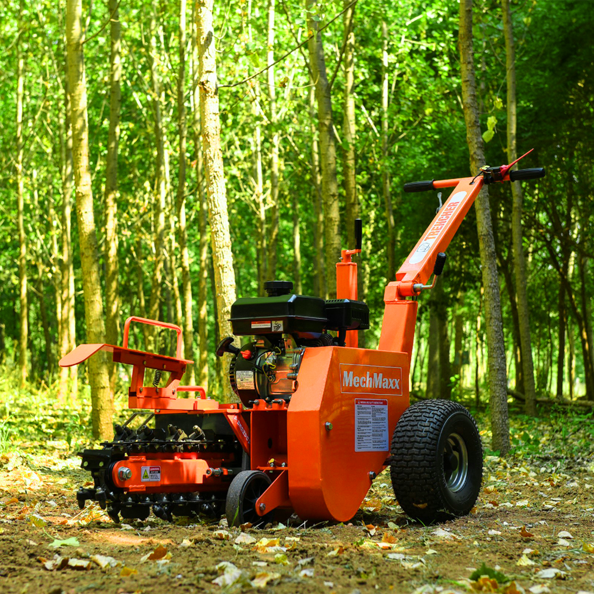 MechMaxx 7HP Gas Powered Cable Ditching Mini Trencher, TCR650