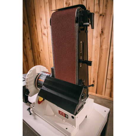 JET JSG-96CS 6" × 48" Belt / 9" Disc Sander with Closed Stand, 3/4 HP 115V