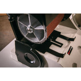 JET JSG-96CS 6" × 48" Belt / 9" Disc Sander with Closed Stand, 3/4 HP 115V