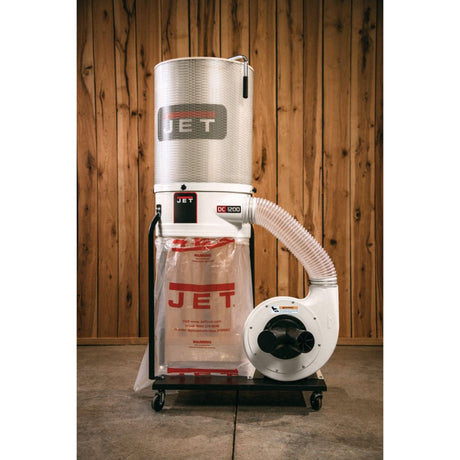 JET DC-1200VX-CK1 Dust Collector, 2 HP 230V, 2-Micron Canister