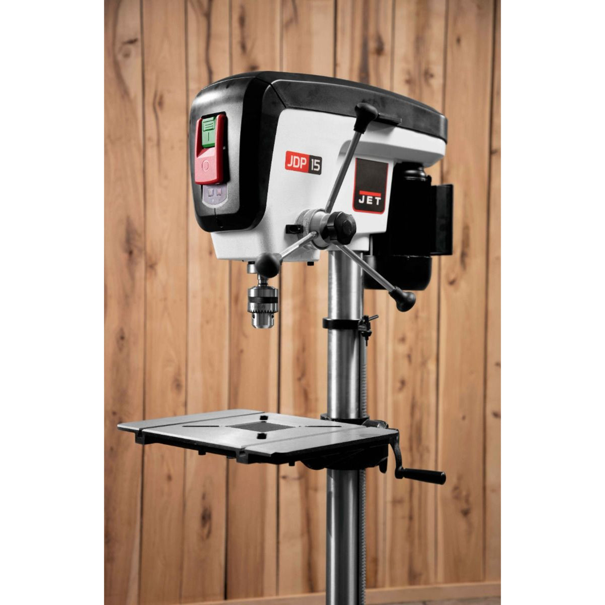 JET JDP-15F 15" Floorstanding Drill Press, 3/4HP 115V 1Ph
