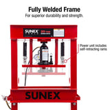SUNEX 5720AH 20-Ton Air/Hydraulic Shop Press