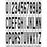 Newstripe Federal Individual Letter & Number Stencil