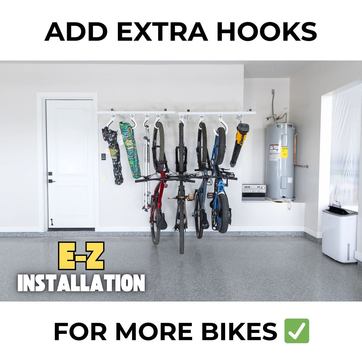 E-Z Garage Storage Bike Slide™ Pro