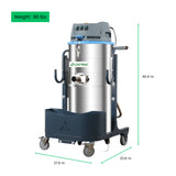 Sanitmax SM100 Heavy Duty Industrial Vacuum Cleaner, 26.4 Gal, 3 Motor HEPA, 212 CFM