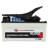 AFF Air/Hydraulic Foot Pump, 10,000 PSI with Overload Protection