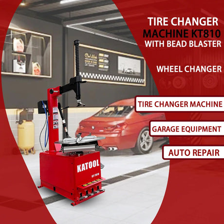 Katool KT-T810 Tire Changer + KT-B750 Wheel Balancer Combo