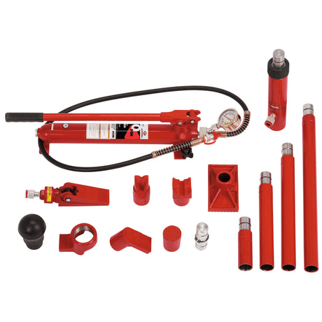 AFF 10-Ton Super-Duty Body & Frame Repair Kit with Hydraulic Pump and Attachments