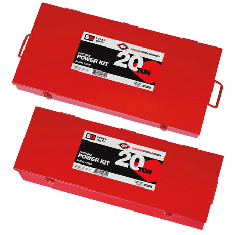 AFF 20-Ton Super-Duty Body & Frame Repair Kit with Hydraulic Pump and Attachments