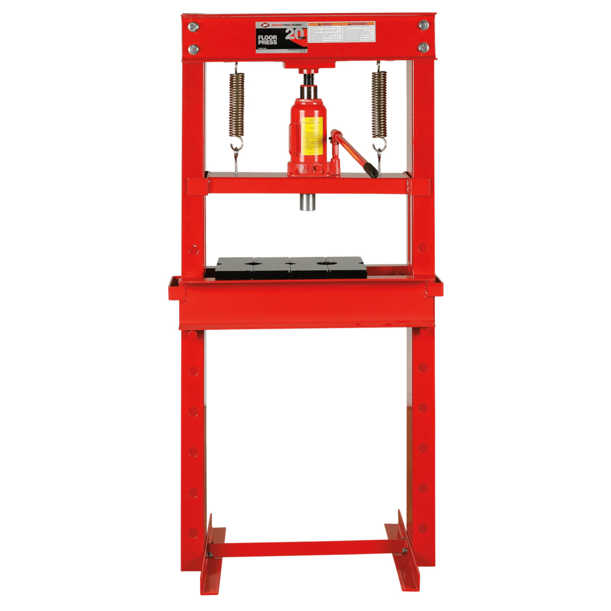 AFF 20-Ton Heavy-Duty Floor Shop Press with Multi-Position Bed