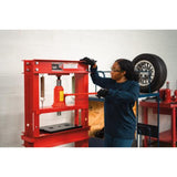 AFF 20-Ton Heavy-Duty Floor Shop Press with Multi-Position Bed