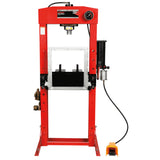 AFF 30-Ton Super-Duty Shop Press with Dual Air Motor & Glycerin Gauge